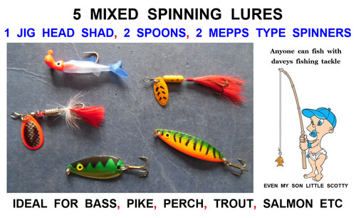 Mixed spinning lures jig - 5,