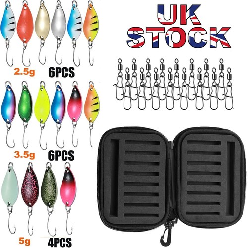 16pcs fishing metal spoons - 16pcs,