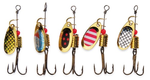 Pack trout spinners size 1 - trout,