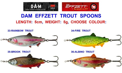 Dam effzett trout spoon pike - effzett,