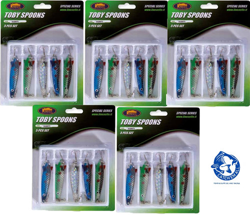 25pc toby spoons fishing - 25pc,