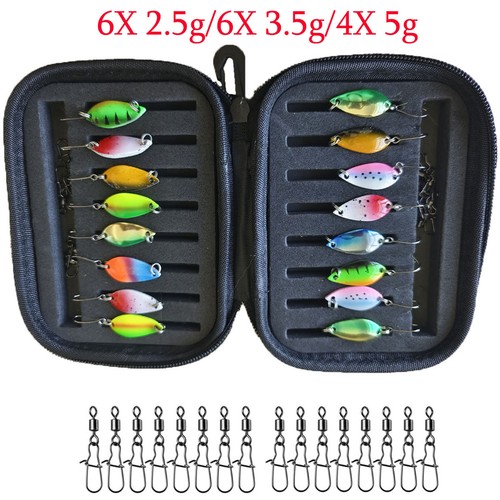 16pcs fishing metal spoons - metal,