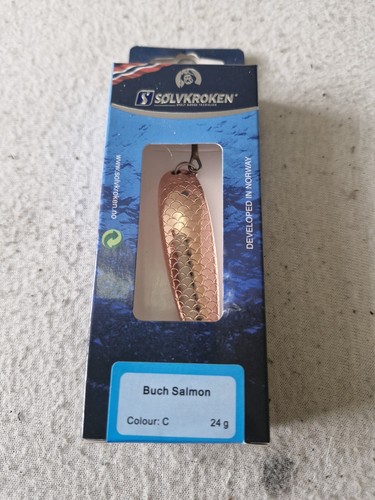 Solvkroken buch salmon spoon - buch,