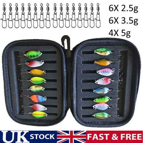 16pcs fishing metal spoons - 16pcs,