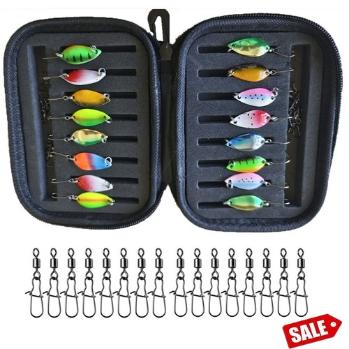 16pcs fishing metal spoons - 16pcs,